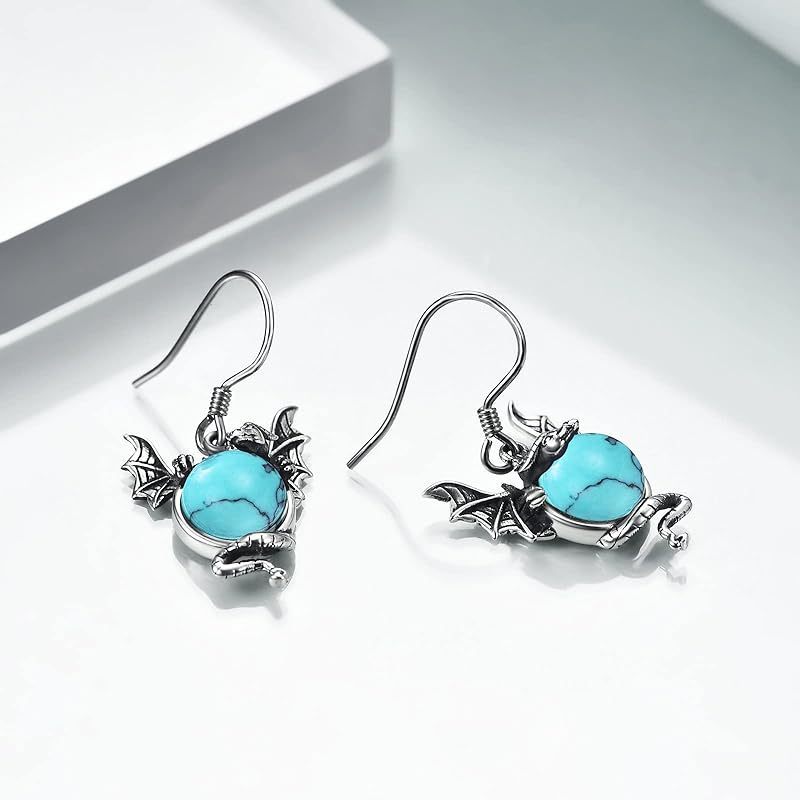 European And American Fashion Twelve Zodiac Flying Dragon Earrings