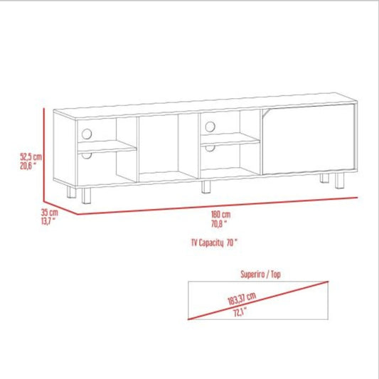 US Local Four Light Oak TV Stands