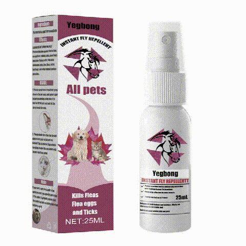 US Local Yegebang Pet Deworming, Flea And Tick Removal, Itching Spray For Cats And Dogs