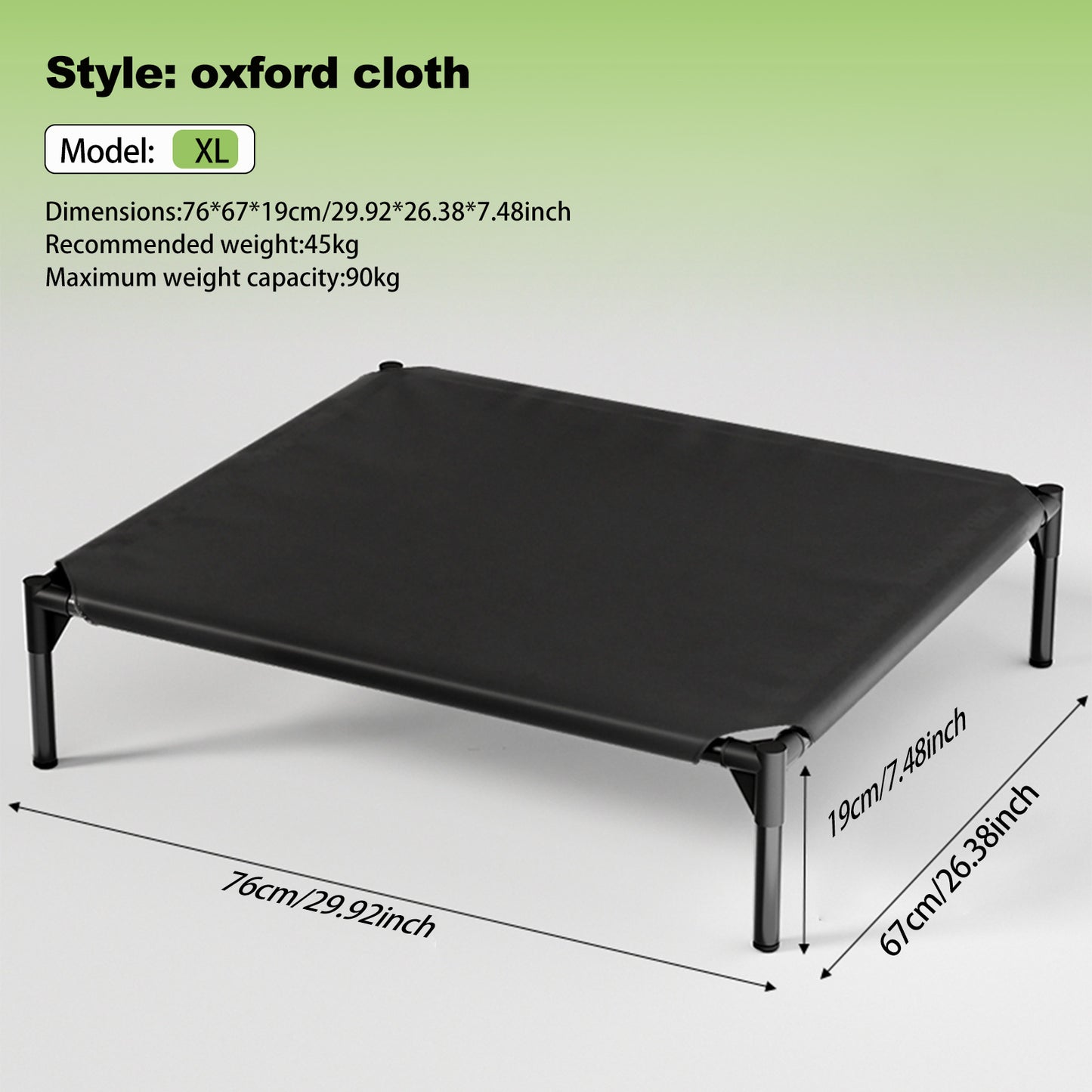 US Local Bi-material Pet Bed Is Of Your Choice,The Detachable Design Of The Oxford Cloth And Breathable Mesh Pet Bed Combines The Characteristics Of Breathable, Waterproof And Odorless To Create A Comforta