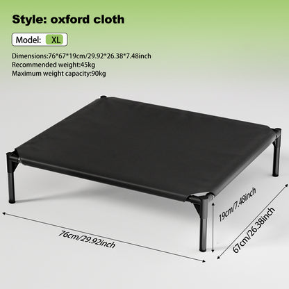 US Local Bi-material Pet Bed Is Of Your Choice,The Detachable Design Of The Oxford Cloth And Breathable Mesh Pet Bed Combines The Characteristics Of Breathable, Waterproof And Odorless To Create A Comforta