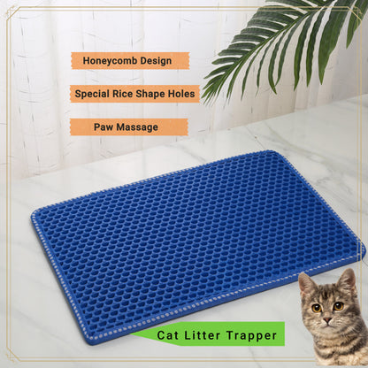 US Local Double-layer Rice Cat Litter Mat
