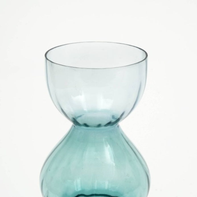 Decorative Opulent Bauble Glass Vase - Elegant Statement Piece