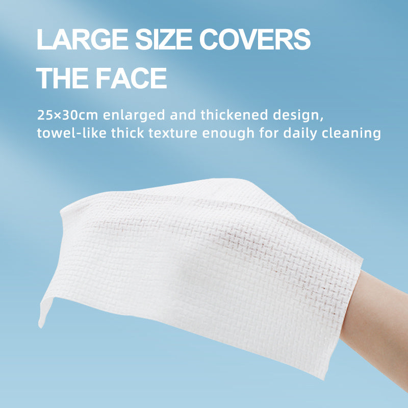 US Local Towels For Sensitive Skin, Makeup Remover, Cleansing, Care, Travel XL, USDA Biobased Dermatologist Approved Face Towel, Disposable Clinically Tested Face Towelette Cosmetic