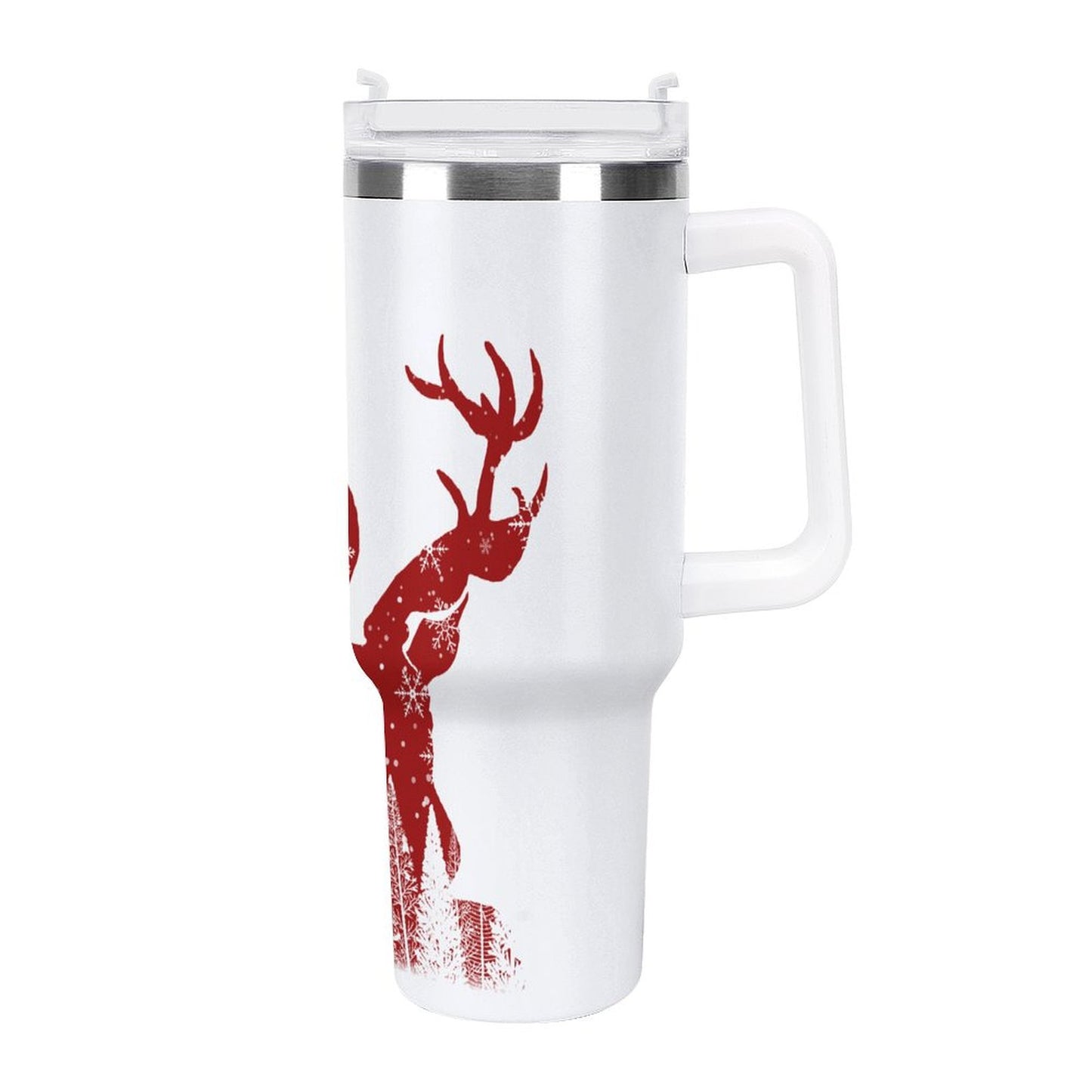 PHDT00443 POD US Local Tumbler 40 oz Large Capacity Car Cup Reindeer Christmas