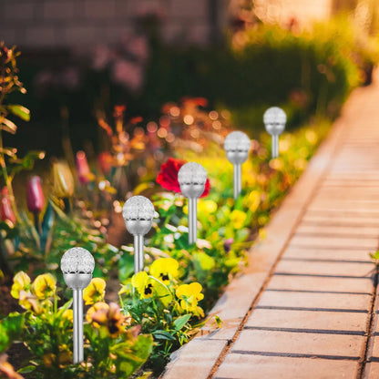 3 Pcs Outdoor Solar Lights IP44 Waterproof Ball RGB Light Garden Decor Lamp Landscape Christmas