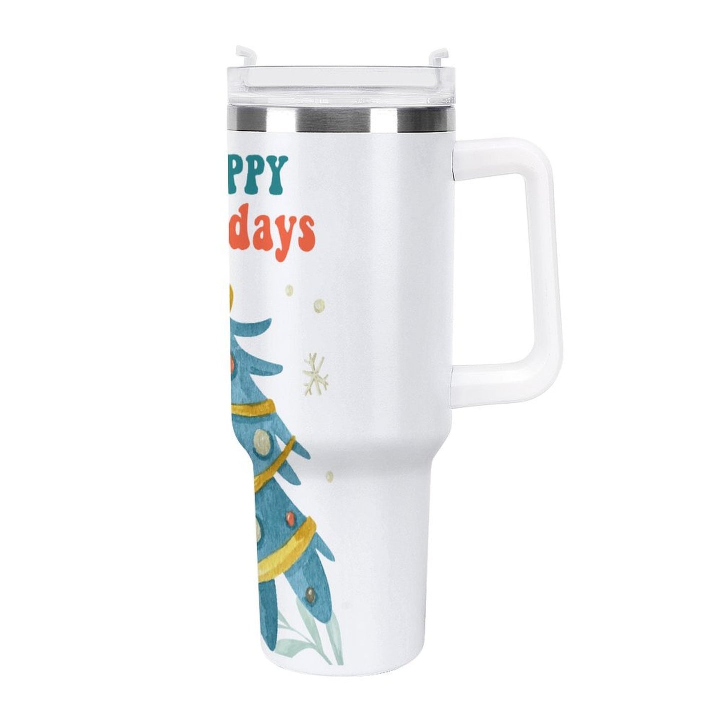 POD US Local 40oz Large Capacity Car Cup Happy Holiday Christmas