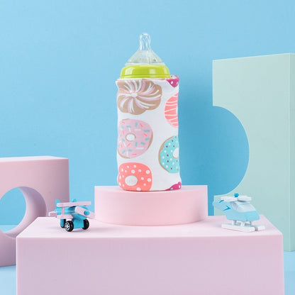 US Local USB Milk Water Warmer Travel Stroller Insulated Bag Portable Baby Nursing Bottle Heater Cover Baby Food Warmer Bottle Warmer