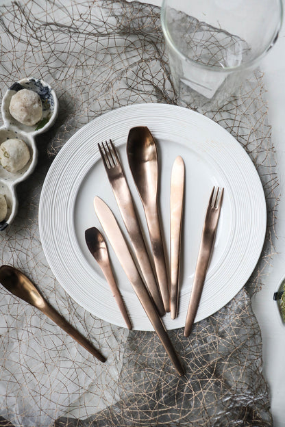 Knife, Fork And Spoon 304 Stainless Steel Household Desserts Spoon Hotel Stainless Steel Tableware