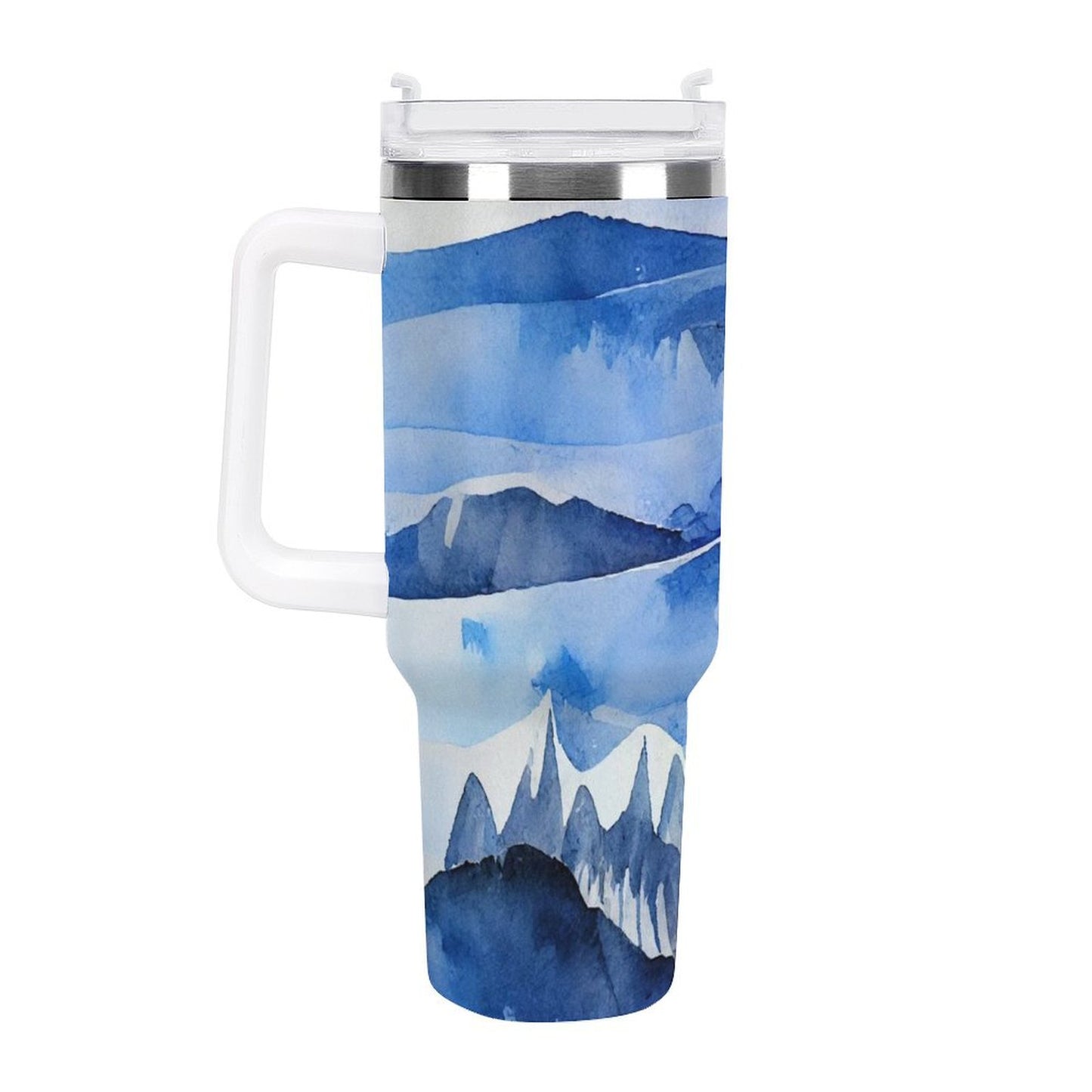 PHDT00214 POD US Local Tumbler 40oz Large Capacity Car Cup Mountains, Nature