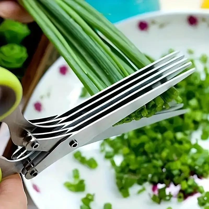 US Local Multifunctional Multi-layer Kitchen Scissors Suitable For Cutting Onions, Vegetables And Spices