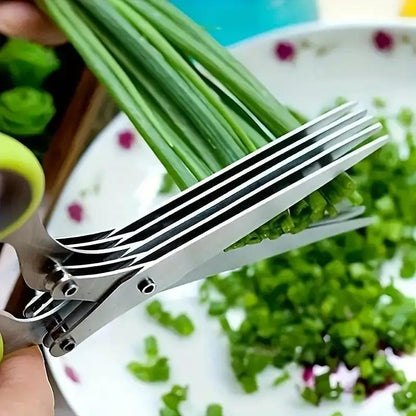 US Local Multifunctional Multi-layer Kitchen Scissors Suitable For Cutting Onions, Vegetables And Spices