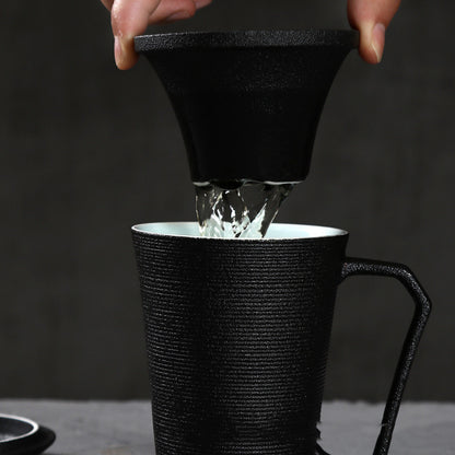 Ceramic Travel Mug Creative Mug With Cover