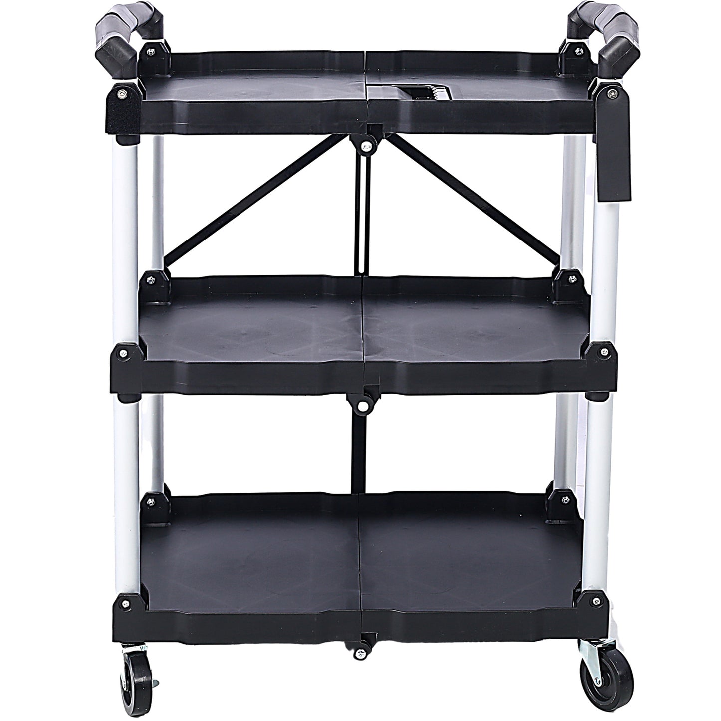 US Local Iron Plastic Folding Service Cart