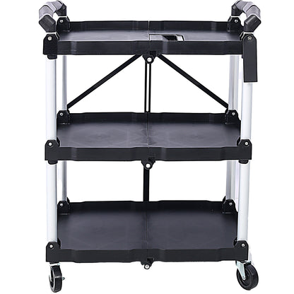 US Local Iron Plastic Folding Service Cart