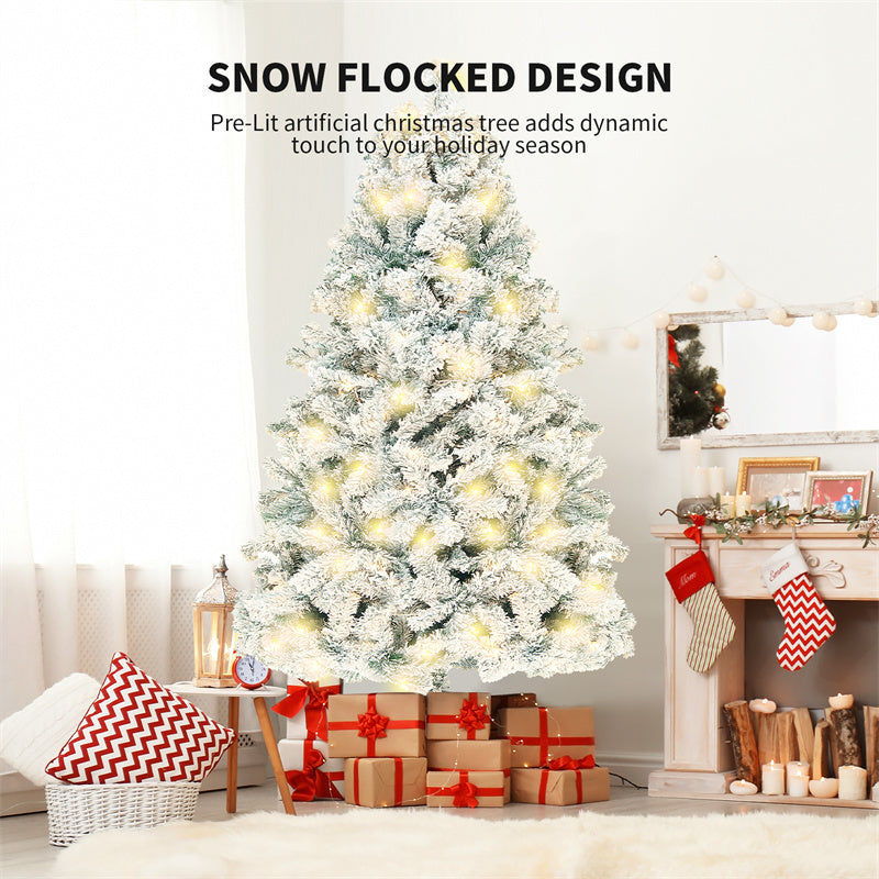USA Local Christmas Tree PVC Artificial Snow Christmas Tree Mall Window Decoration Tree Cedar Christmas Tree Christmas Decoration Supplies