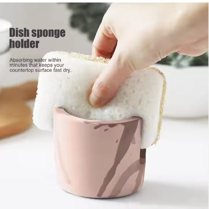 US Local Diatom Mud Sponge Rack Kitchen & Bathroom Sink Caddy For Sponges Scrubbers