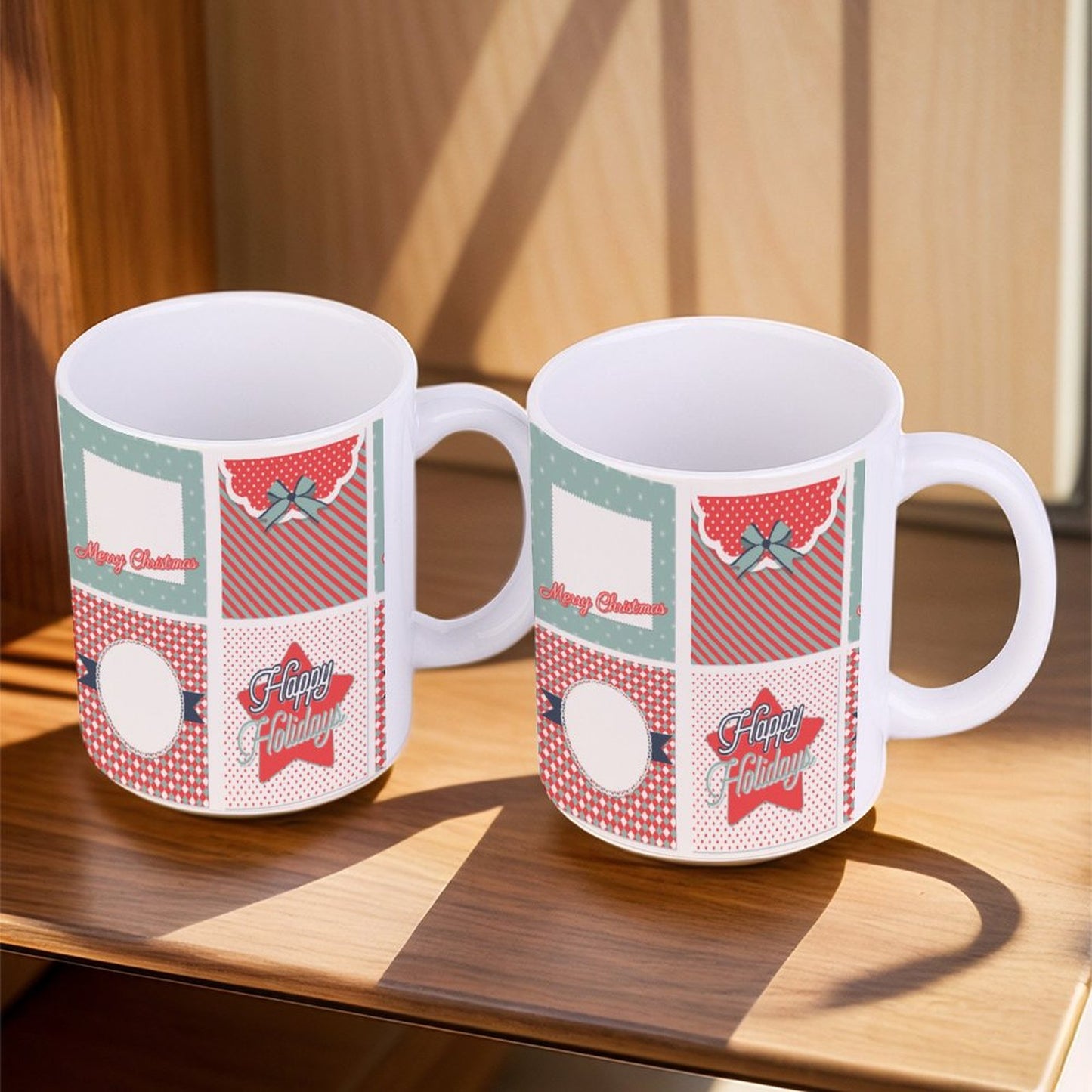 POD US Local White mug with full print, Christmas 0033