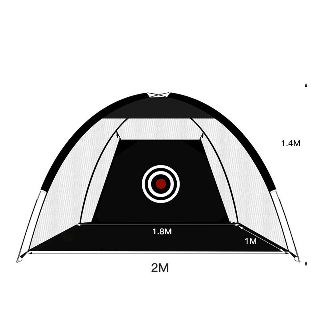 US Local Golf Practice Net Tent Golf Hitting Cage Garden Grassland Practice Tent Golf Training Equipment Mesh Outdoor