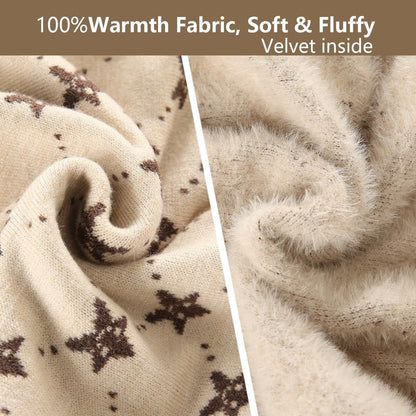 US Local Askfine Girls Boys Pattern Half Turtleneck Sweaters Kids Warm Long Sleeve Knit Pullover Tops Unisex 5-14 Years