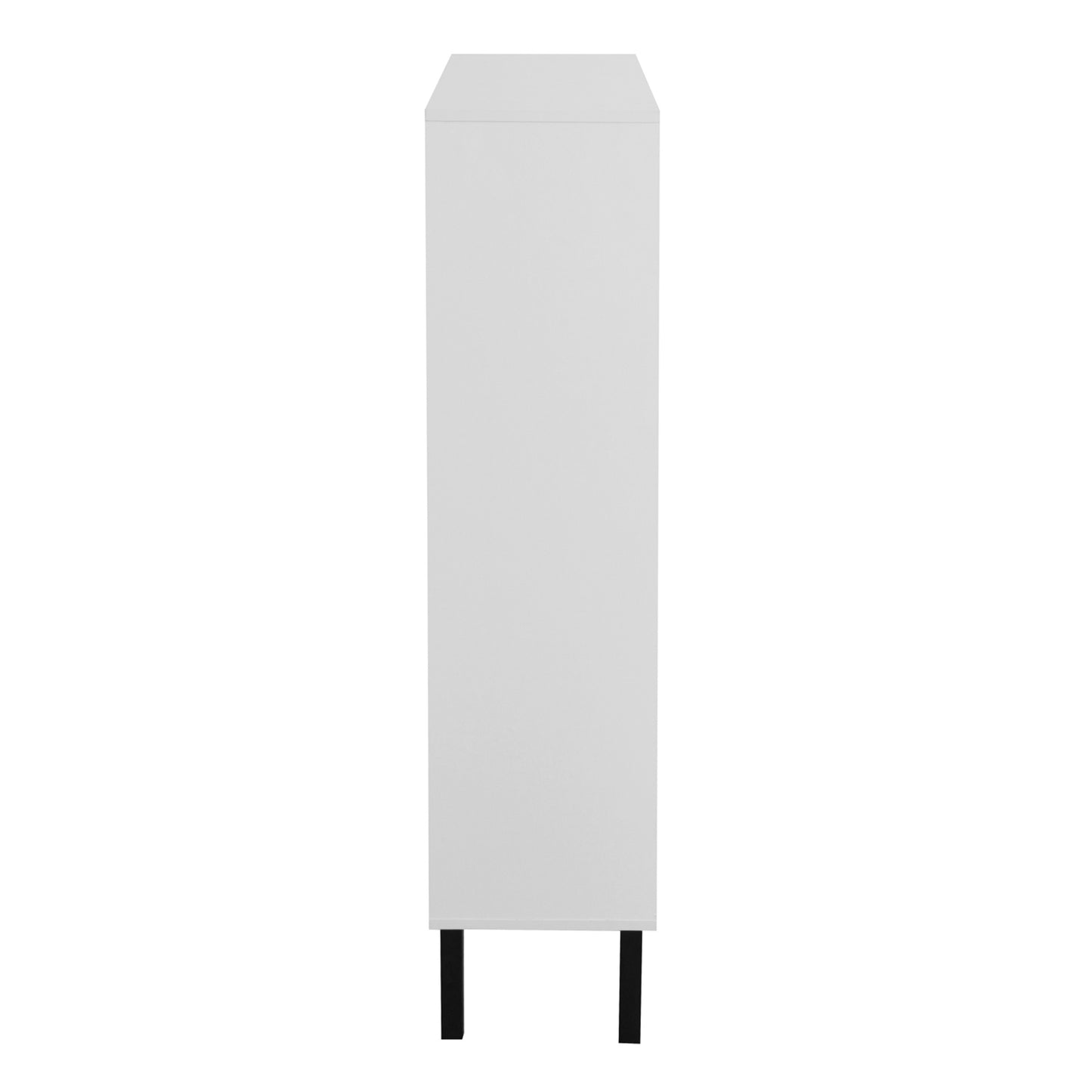 US Local Modern Shoe Cabinet With Drawers & Metal Legs, Freestanding Storage Organizer