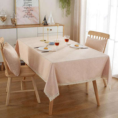 Tablecloth Linen Lace Tablecloth Suitable For Rectangular Dining Table