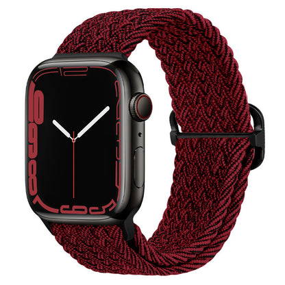 Double Loop Nylon Loop Woven Rainbow Watch Strap