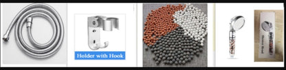 US Local Household Negative Ion Pressurized Shower Head