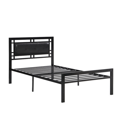 US Local Twin Size Metal Bed Sturdy System Metal Bed Frame ,Modern Style And Comfort To Any Bedroom