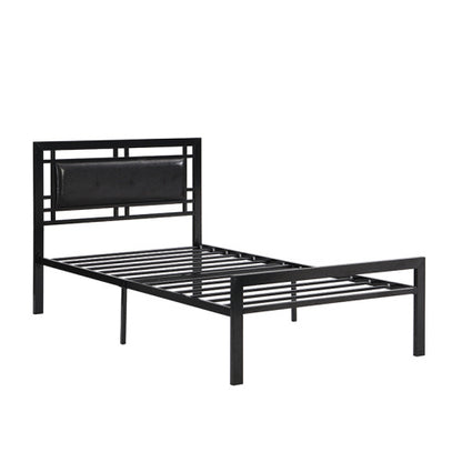 US Local Twin Size Metal Bed Sturdy System Metal Bed Frame ,Modern Style And Comfort To Any Bedroom