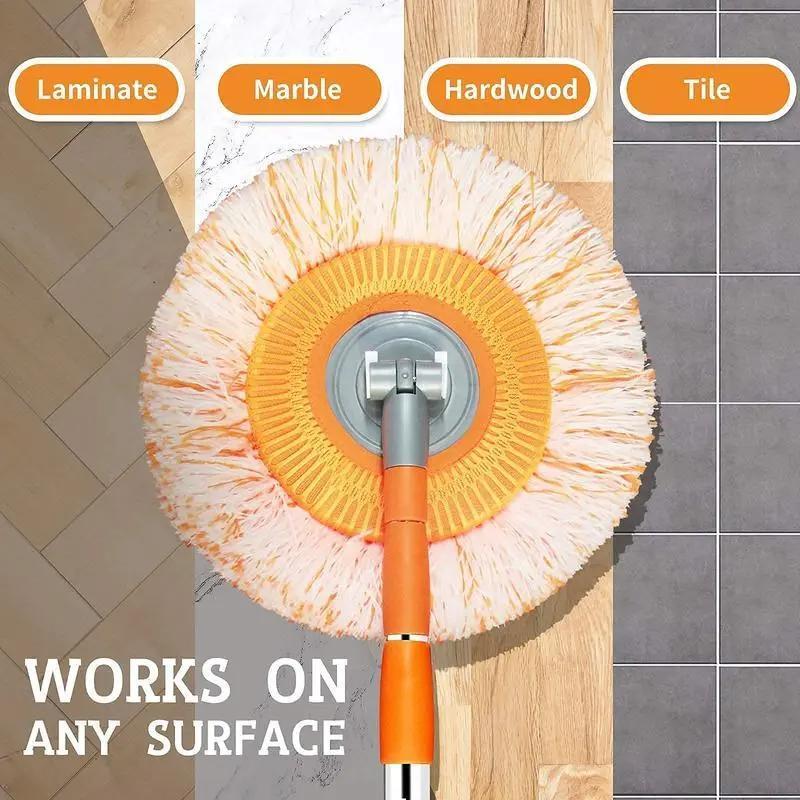 US Local Discover The Ultimate Cleaning Tool, The Sunflower Mop, Adjustable Up To 175cm