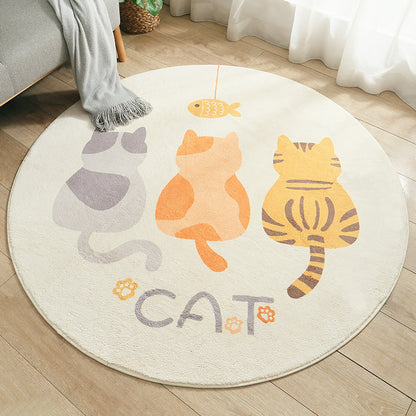 Cartoon Thickened Tea Table Blanket Bedroom
