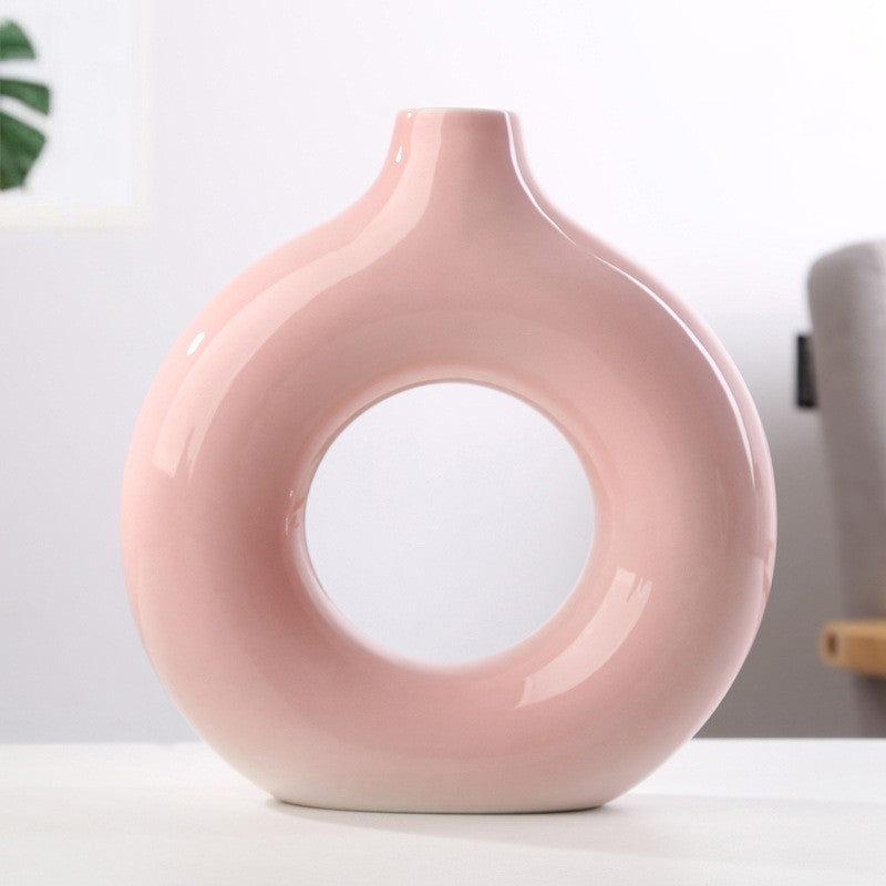 USA Local New Style Biscuit Vase Frosted Particle Flower Arranging Device