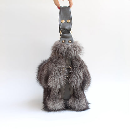 Fur Fox Hair Women's Bag Single Shoulder Belt