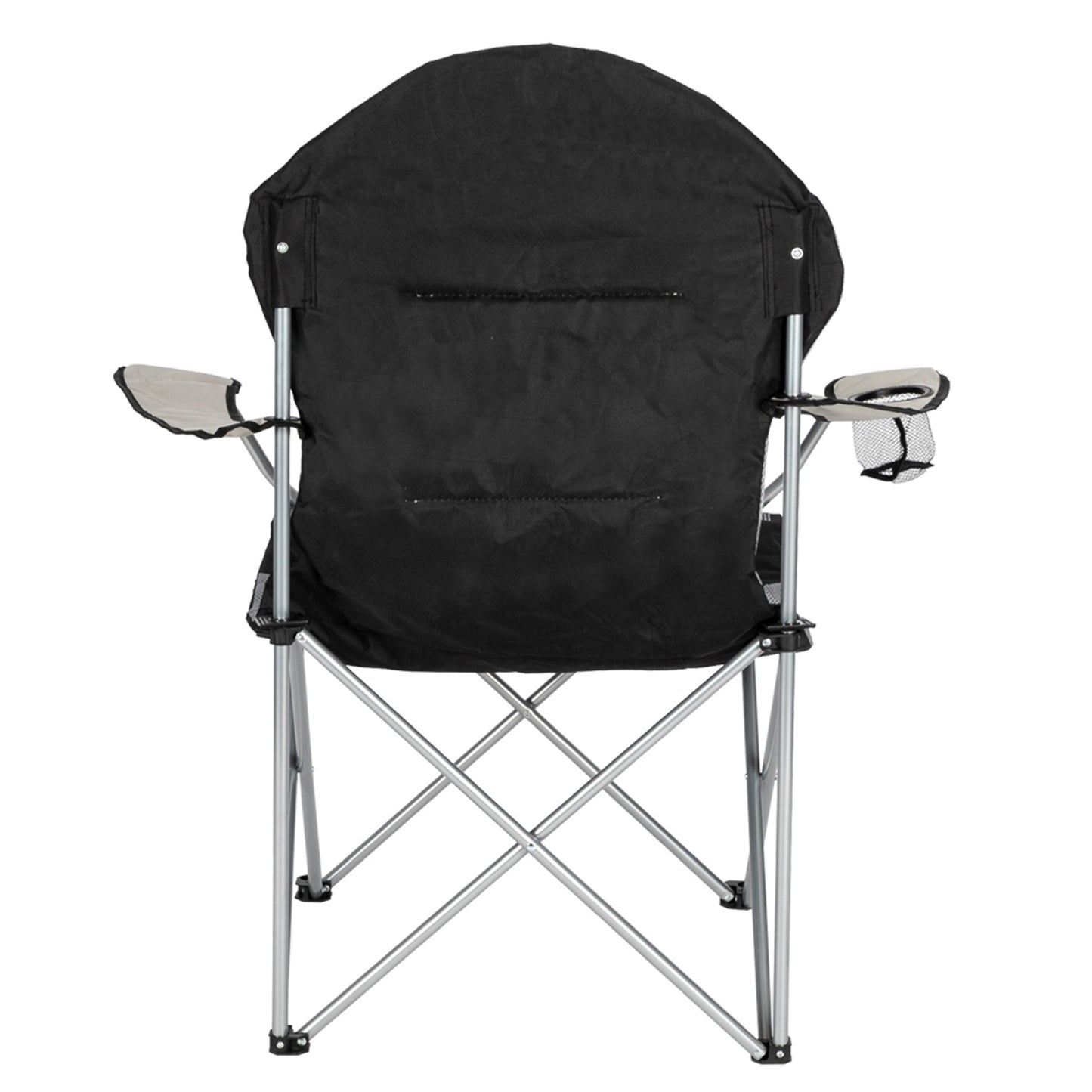 US Local Camping Chair, Grey Iron Frame, Off-white