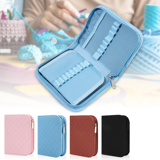 US Local Crochet Knitting Tool Multi-layer Storage Bag