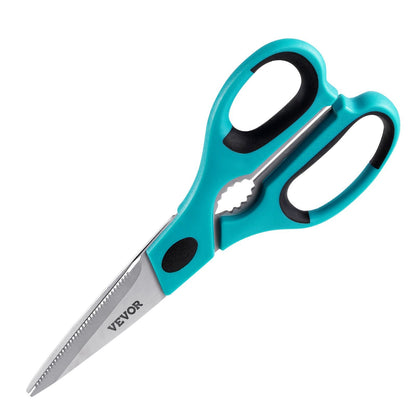 US Local Kitchen Scissors 2 Pack Stainless Steel Kitchen Cooking Shears Cyan Grey