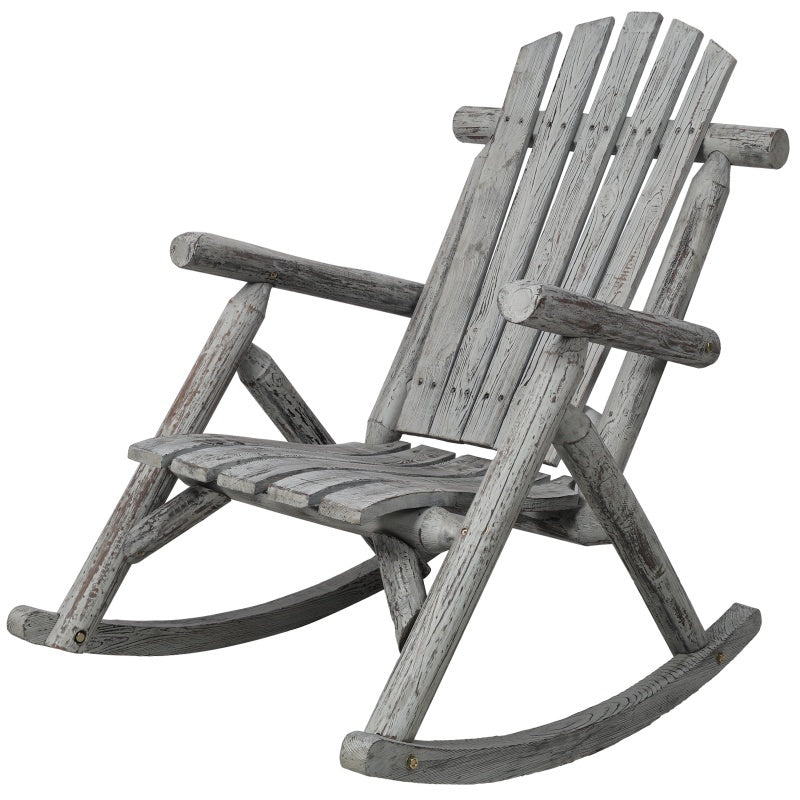 US Local Wooden Porch Rocking Chair, Durable Wooden Porch Rocking Chair, Cedar Rocking Chair