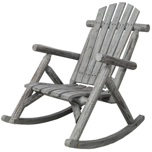 US Local Wooden Porch Rocking Chair, Durable Wooden Porch Rocking Chair, Cedar Rocking Chair