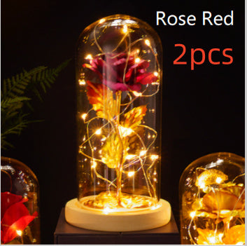 Little Prince Rose Glass Cover