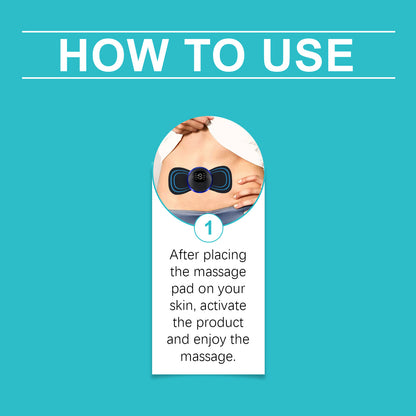 US Local EOHOE Convenient Vibrating Body Device Body Fit Comfortable Massage Cushion Shows Off Light Body Massager