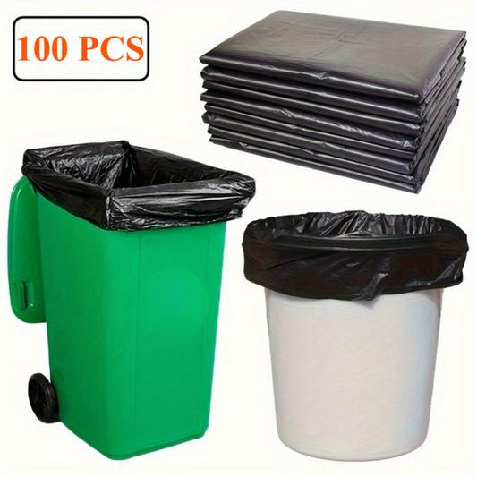 US Local 1.9MIL Thick 50 Gallon Black Garbage Bags 100 Pieces, No Delivery On Weekends