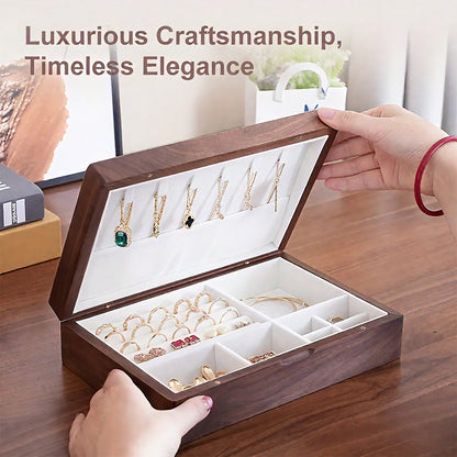 US Local Solid Wood Jewelry Storage Box