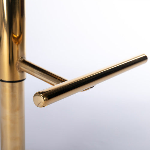 US Local Furniture,Swivel Barstools Adjusatble Seat Height, Modern PU Upholstered Bar Stools With The Whole Back Tufted, For Home Pub And Kitchen Island