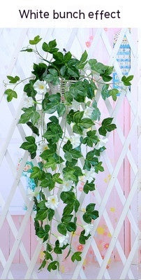 US Local Simulation Plant Morning Glory Ratten For Wall Hanging Decoration