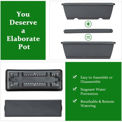 US Local 5-Tier Raised Garden Bed With Water Drainage For Flowers Vegetables