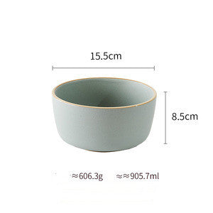 US Local Pure Color Matte Ceramic Plate