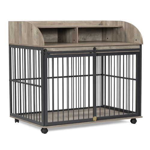 US Local The Wooden Kennel Kennel Is Suitable For Large Medium-sized Dogs