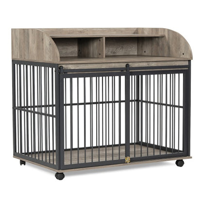 US Local The Wooden Kennel Kennel Is Suitable For Large Medium-sized Dogs