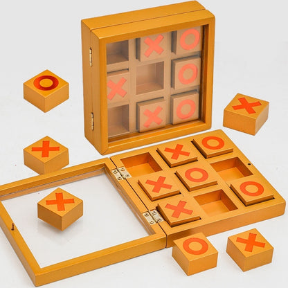 Children's Educational Intelligence Unlock Toy Wooden Cube Flat Ball Maze Game Burr Puzzle